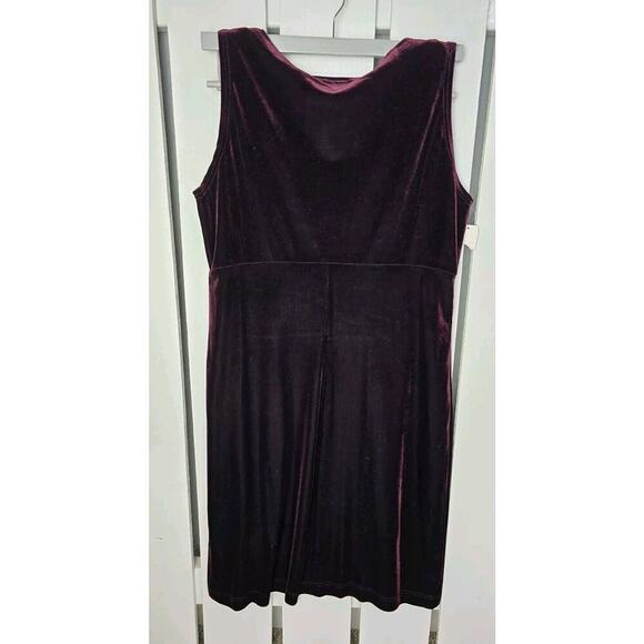Danielle Casey Purple Witchy Sleeveless Velvet Dress 12 Whimsigoth Vamp Goth - Picture 2 of 8